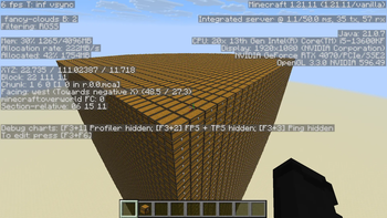 Normal Minecraft Chest Fps Test