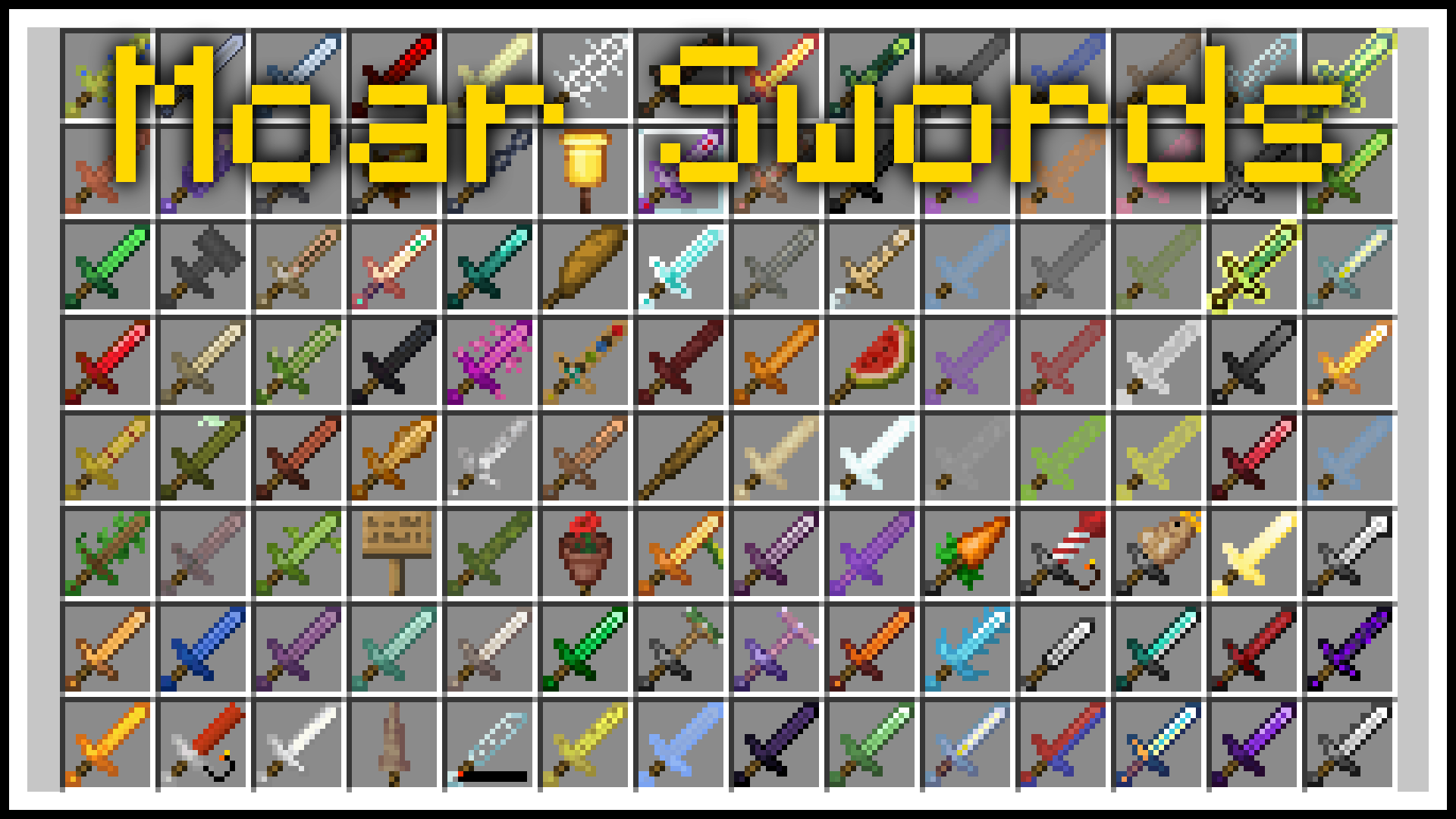 Coal Sword Minecraft