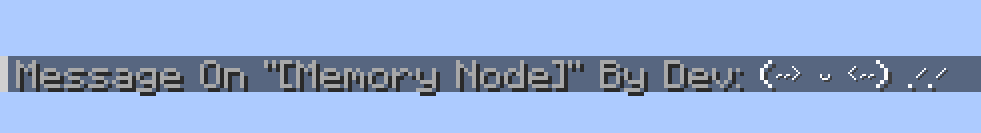 Normal Memory Node Message