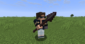 Default spear in hand