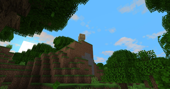Airship on Hill