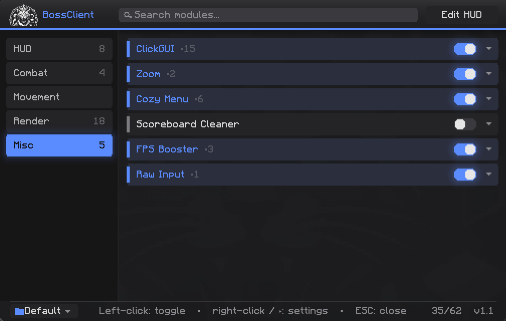 Misc Features