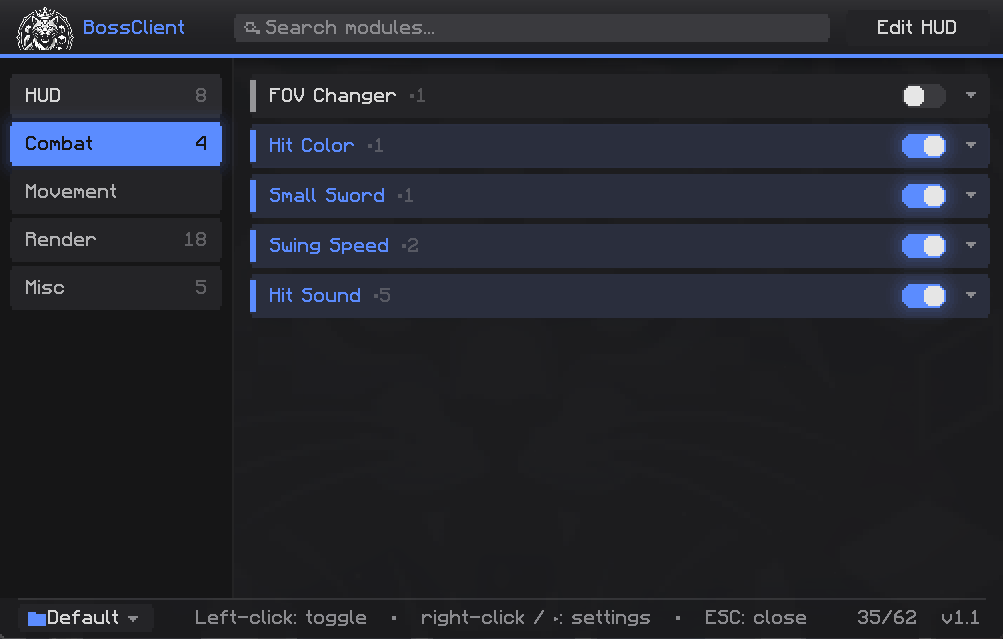Combat Features