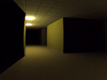 Screenshot modpacku Into the backrooms: found footage horror (3/3)
