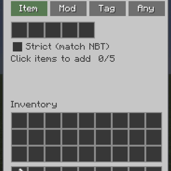 Filter Card GUI