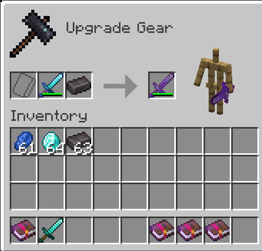 no netherite upgrades