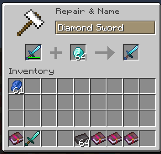 material-only repairs