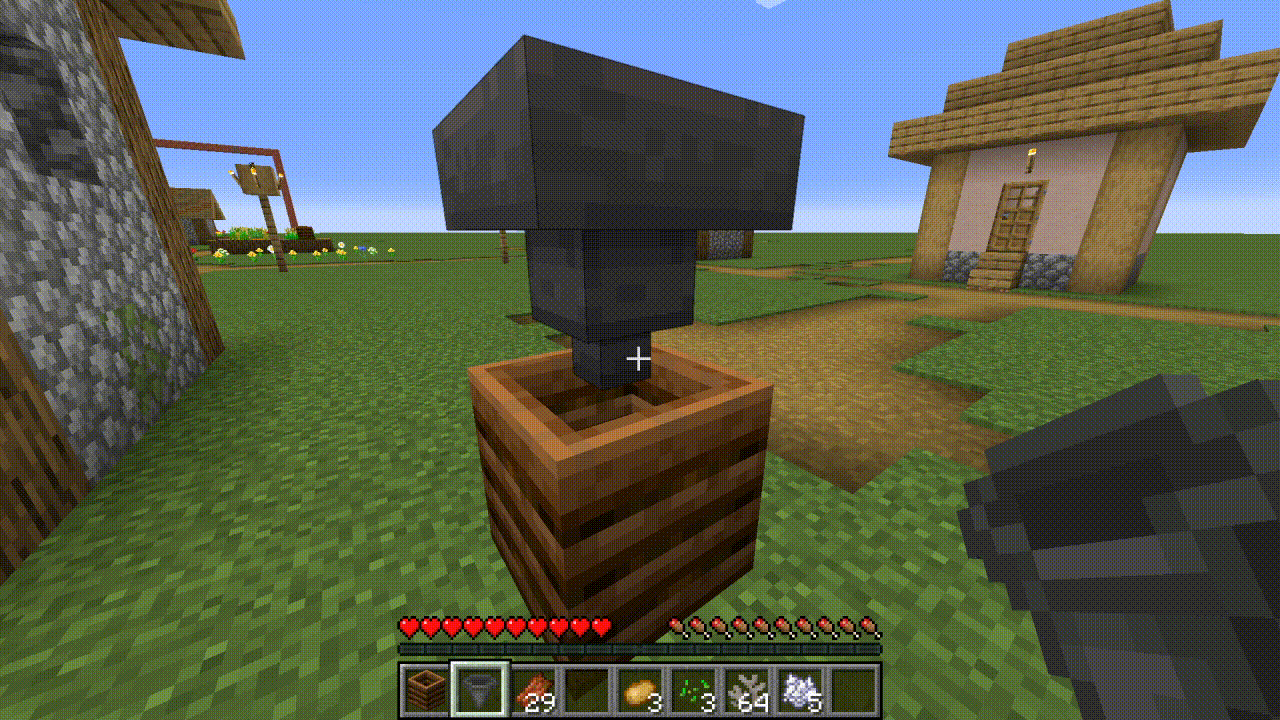 Composting poisonous potatoes by hopper