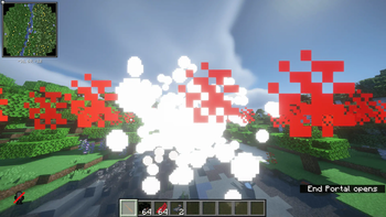 The "expelliarmus" ranged spell effect