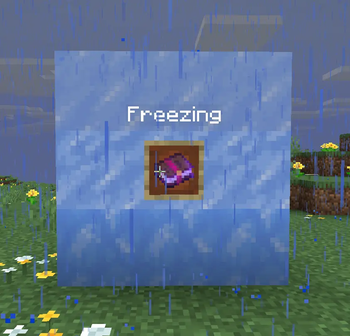 You can apply it on axes and spears
