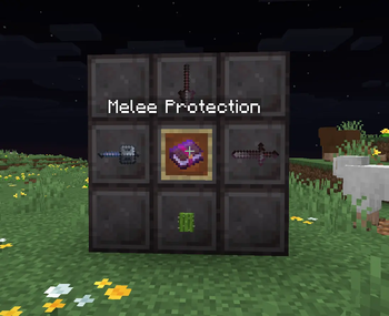 You can apply it on armor