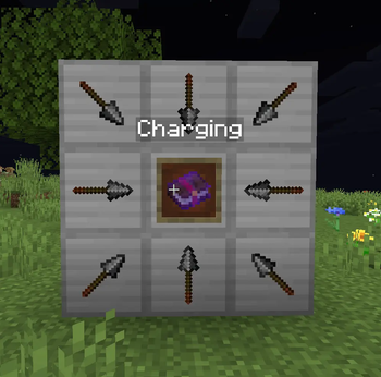 You can apply it on spears