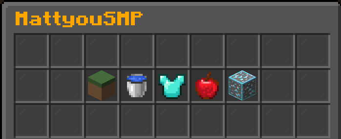 Custom shop system change the title to the name of you're server