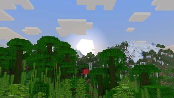 Jungle Sunset Miniature Shader