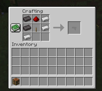 Gun crafting recipe