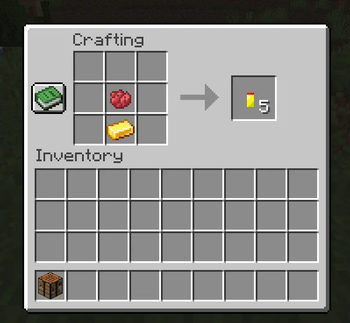 Bullet crafting recipe