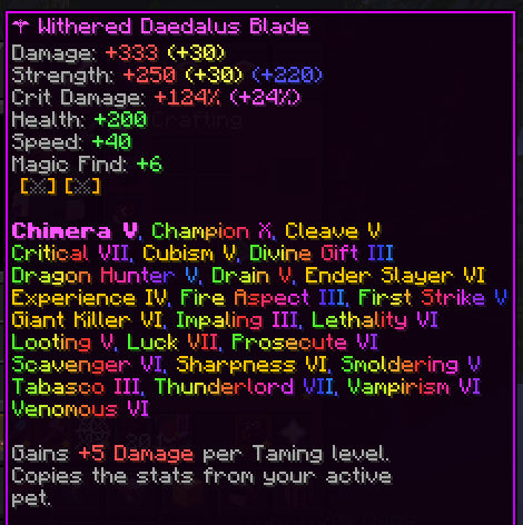 Max Enchant Animated Rainbow & Border