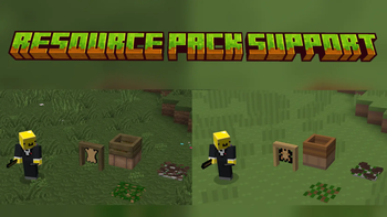Works with any resource pack you want, or none at all