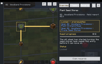 Quest tree structure