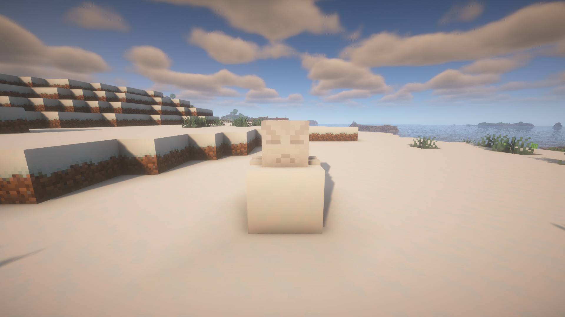 A Burnt Ghast in a cave
