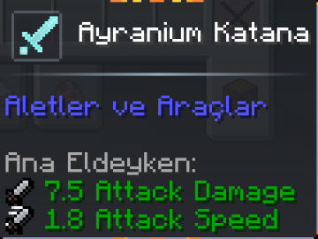Ayranium Katana