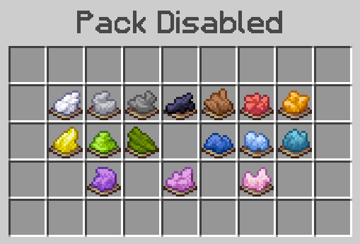 Pack Disabled