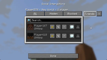 Friend list