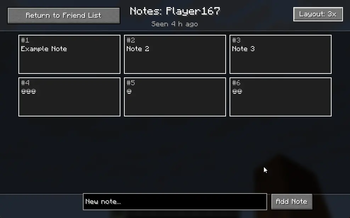 Friend Note