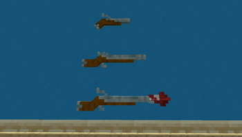 bow (pistol) crossbow (musket) includes model with firework!