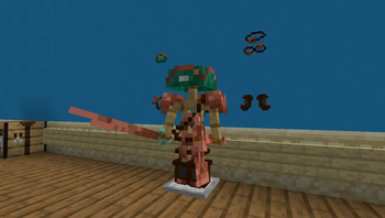 NEW! copper armor + sword and axe