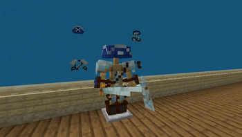 iron armor + weapons