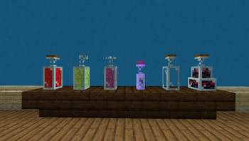 potions (normal, splash, lingering, exp, empty, ominous)