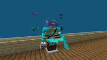 diamond armor + weapons