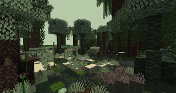 A View Of The Old Growth Blessed Bayou Biome