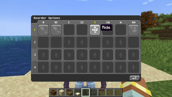 Reorder Options Menu