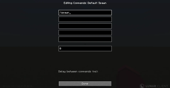 Commands Menu