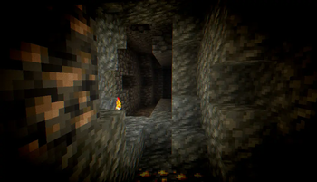 Cave with ores