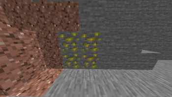 Grohinieum ore in the stone layer