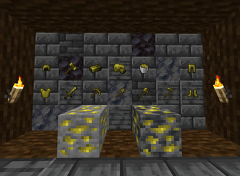 Grohinieum tools, items, armor, and ore blocks