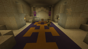 Inside the pyramid