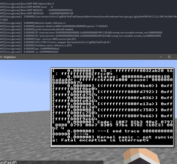 RISC-V emulator emulating Linux inside of Gooseboy