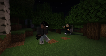 Filmers in the forest