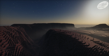 Mars Ravines + Mountains