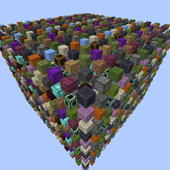 A bunch of different one blocks