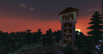 Illager Tower from Illager Expansion Recrafted