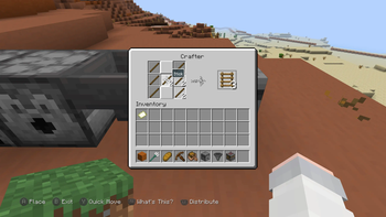 Crafter screen