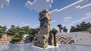 Creeper Statue