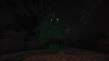 Ogre in cave