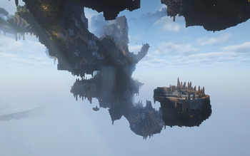 Descent from the island