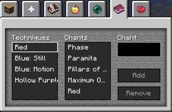 Chant Menu